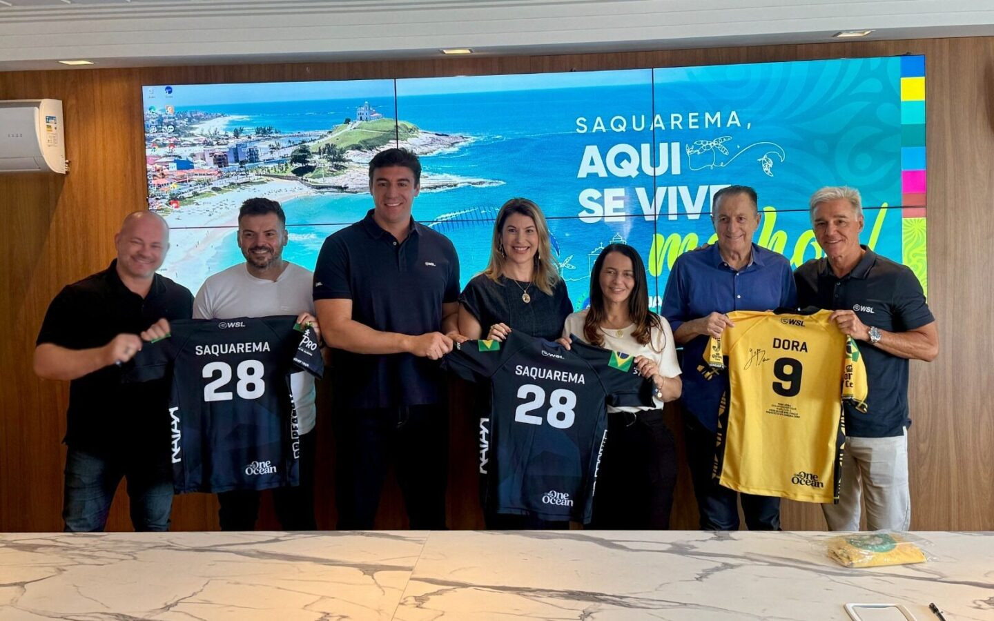 Divulgação: WSL/Prefeitura de Saquarema