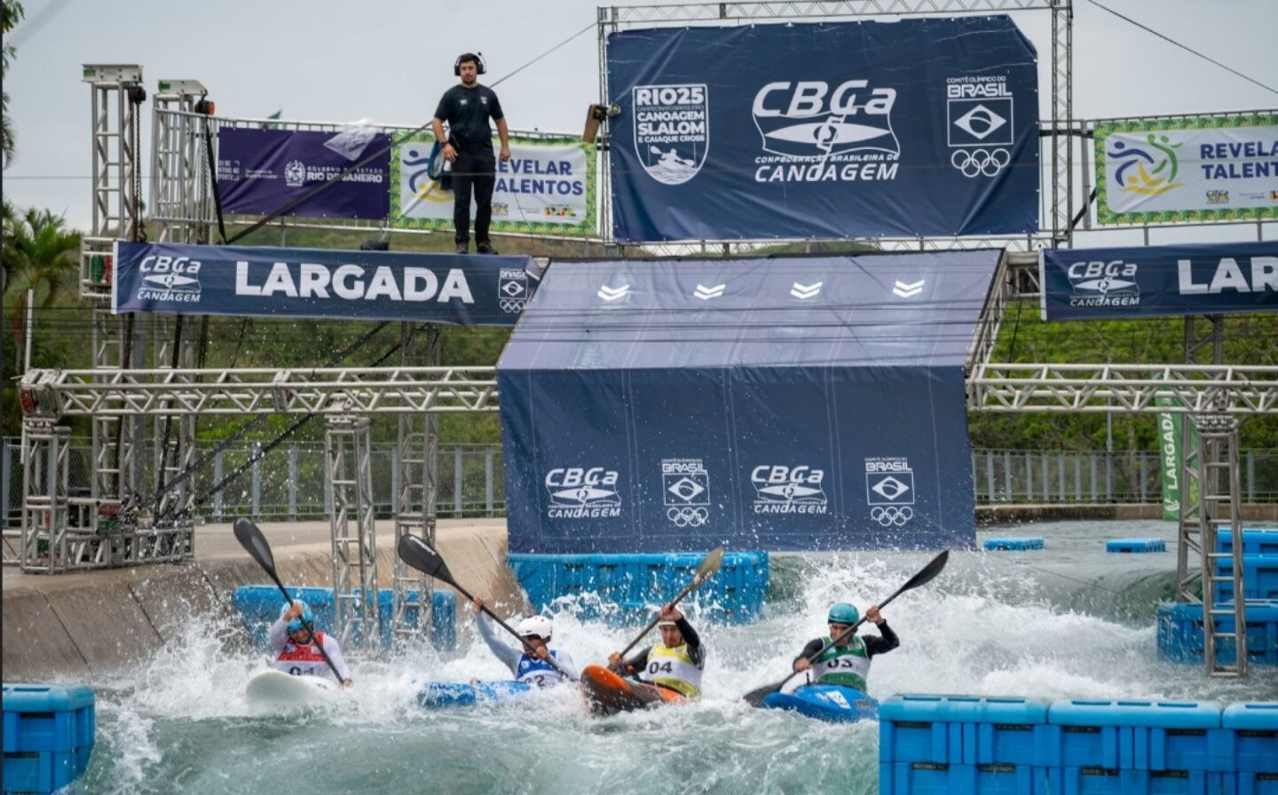 imagem_2025-11-10_152458912 Disputadas no Caiaque Cross fecharam o último dia de provas no Rio de Janeiro. Foto: CBCa