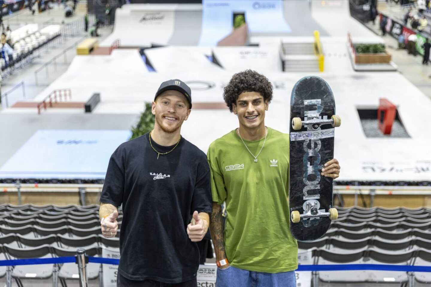 Giovanni Vianna e Wallace Gabriel - Foto: Julio Detefon / CBSk