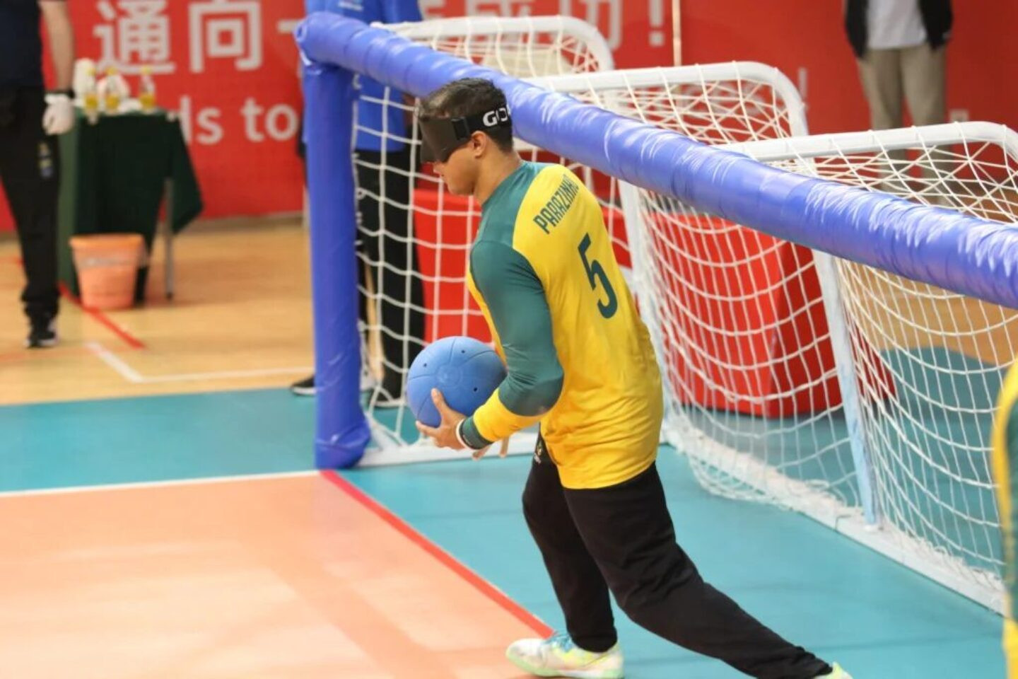 Brasil goalball Foto: Brenda Mendes/ CBDV