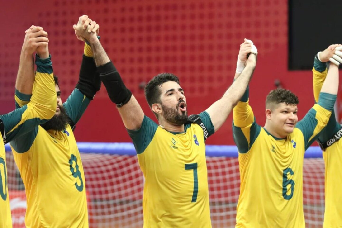 Brasil goalball Foto: Brenda Mendes / CBDV