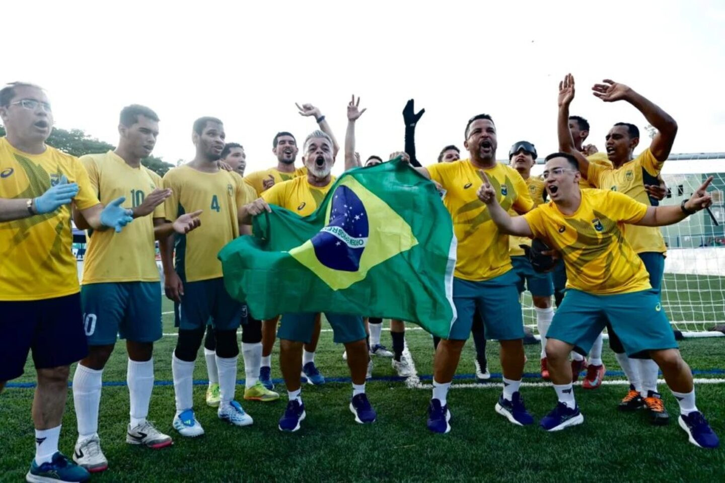 imagem_2026-07-16_005040721 Jogadores da Seleção Brasileira de futebol de cegos celebram em Valledupar 2026 | Foto: Carol Coelho/CPB