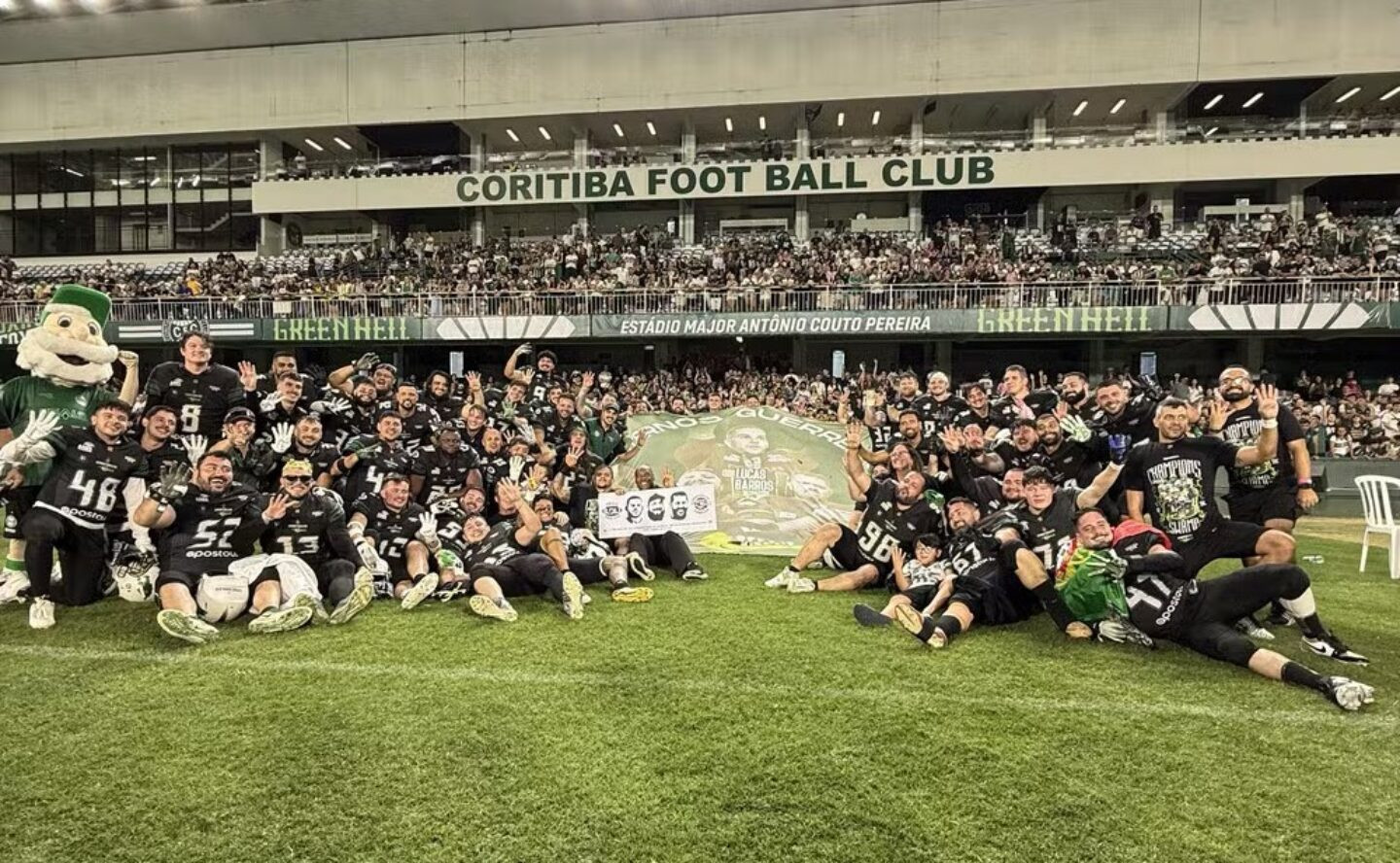 Crocodiles é tetracampeão brasileiro — Foto: Nadja Mauad/ge