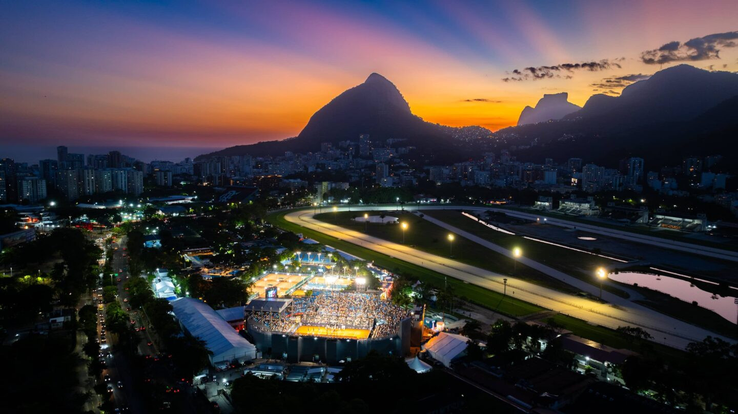 Jockey Club visto de cima. Foto: Rio Open.