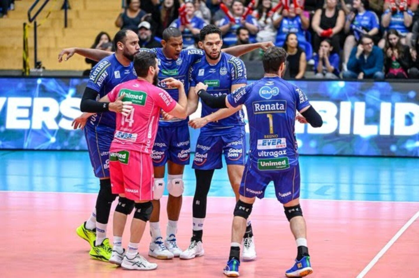 Campinas está na final do Paulista masculino de vôlei — Foto: Pedro Teixeira/Vôlei Renata